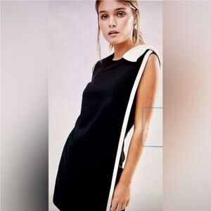 TED BAKER  Elijah Tunic Dress with Contrast  Bow  Ted Baker Sz 0 (US 2)